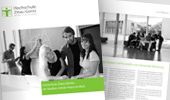 Imagebroschüre zum Studieren an der HSZG "Ein Studium mit Praxis im Blick"