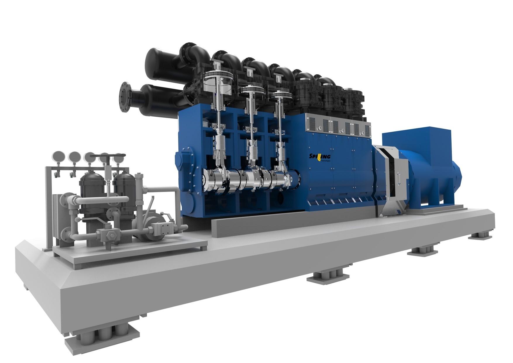 Copyright: Spilling Technologies GmbH Abbildung eines Dampfmotor