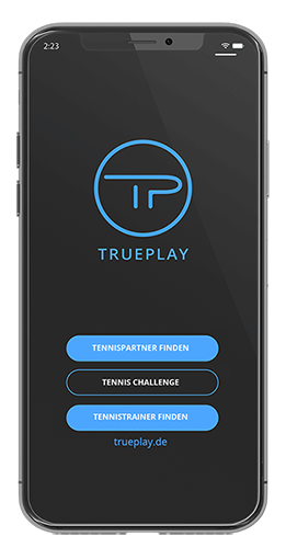 Foto: TruePlay Foto Oberfläche Smartphone Startseite App