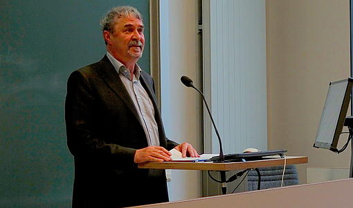 Dr. Markus Bauer, Direktor des Schlesischen Museums in Görlitz hielt den ersten Vortrag der Ringvorlesung.
