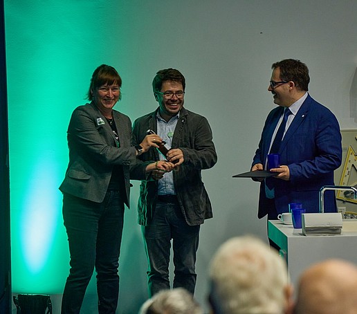 A thank you is presented to the Rector