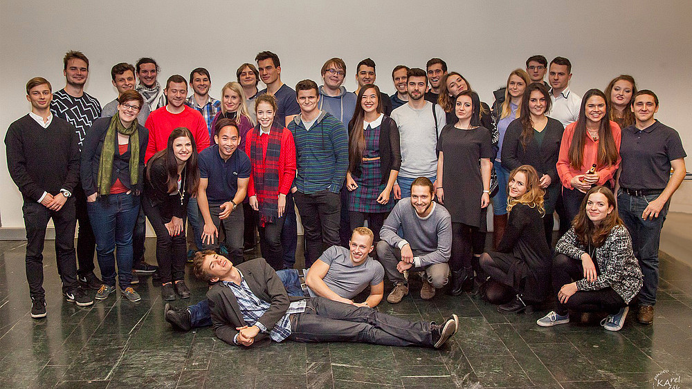 Neisse University students at the annual meeting in Görlitz