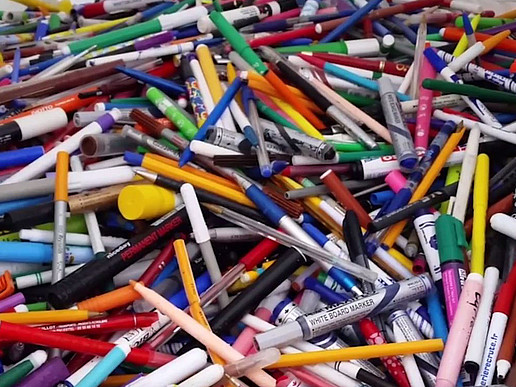 The student environmental initiative calls for participation in a "pen recycling program"