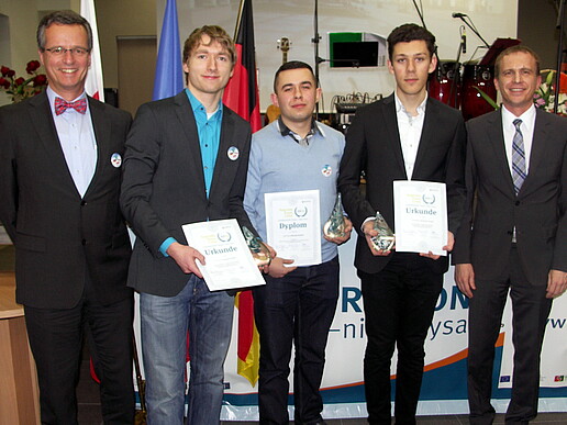 Informatikstudenten der Hochschule Zittau/Görlitz erhalten den 1. Preis der ERN im euroregionalen Wettbewerb