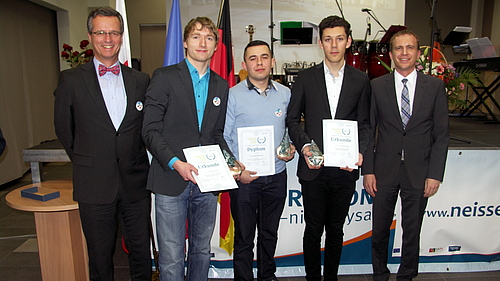 Informatikstudenten der Hochschule Zittau/Görlitz erhalten den 1. Preis der ERN im euroregionalen Wettbewerb