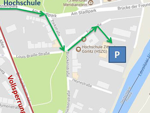 Complete closure in Görlitz