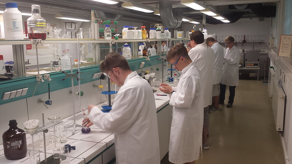 Students complete the practical part of the specialist camp