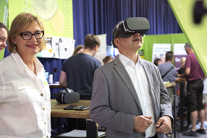 Impressions from the HSZG stand at the Insider Meeting in Löbau