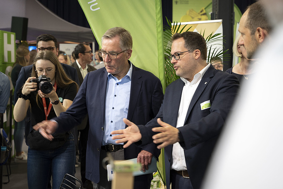 Impressions from the HSZG stand at the Insider Meeting in Löbau