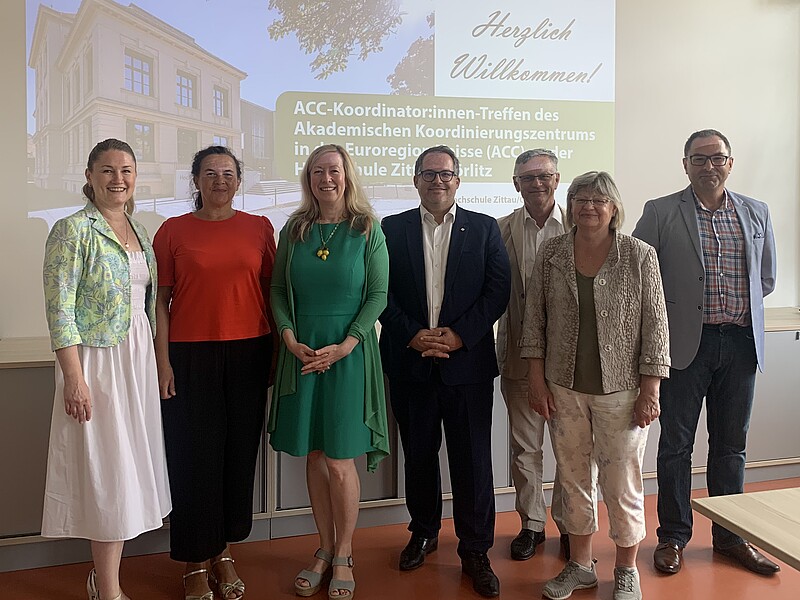 Representatives from the ACC partner universities in Germany, Poland, and the Czech Republic at the coordination meeting at Zittau/Görlitz University of Applied Sciences.