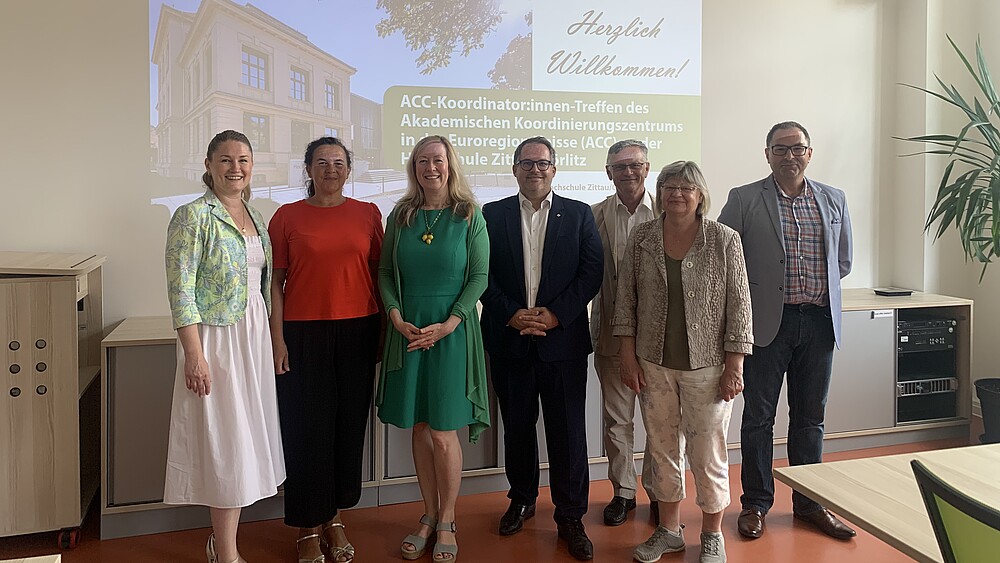 Representatives from the ACC partner universities in Germany, Poland, and the Czech Republic at the coordination meeting at Zittau/Görlitz University of Applied Sciences.