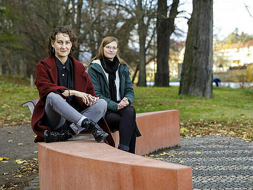 Constanze Rückert and Britta Werksnis