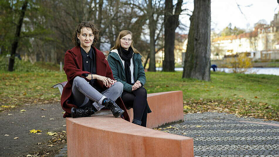 Constanze Rückert und Britta Werksnis