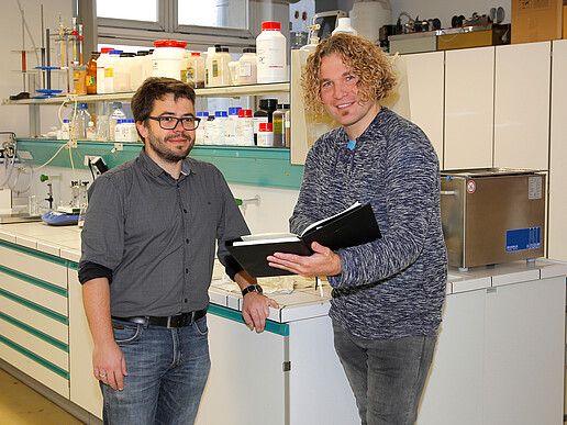 Partnership spokesperson Prof. Dr. rer. nat. Jens Weber and LaNDER³ project manager Dr. rer. nat. Matthias Kinne