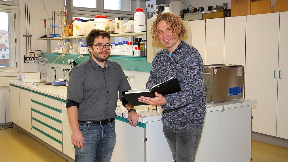 Partnerschaftssprecher Prof. Dr. rer. nat. Jens Weber und LaNDER³-Projektmanager Dr. rer. nat. Matthias Kinne