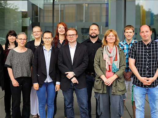 (from left) M. Heidig, K. Kobelt, K. Schubert, C. Matthieu, A. Bulcsu, C. M. Heidger, S. Nowack, S. Riedel, K. Kühne, D. Müssig, S. Hänseroth, J. Bienert (missing: M. Herrmann)