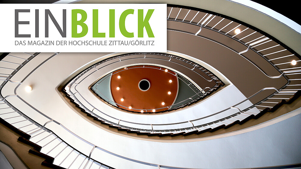 Cover picture of the university magazine "EINBLICK" - issue 2017/2