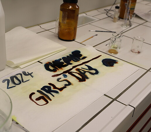 The words "2024 Chemistry Girls' Day" can be read on a sign.