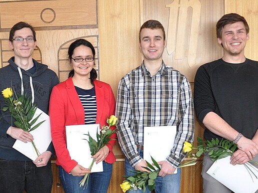 Vier Auszubildende der Hochschule beendeten kürzlich erfolgreich ihre Lehrzeit