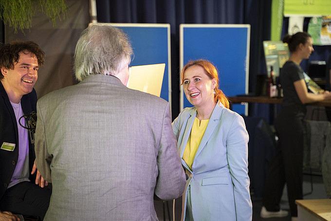 Impressionen vom HSZG-Messestand beim Insidertreff in Löbau