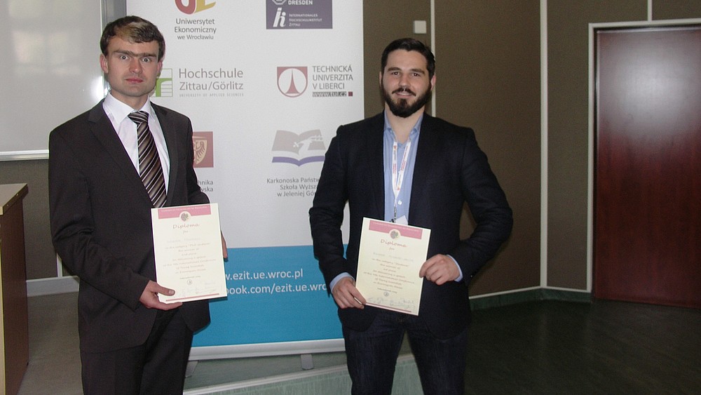 1st place among students and 2nd place among doctoral students in Jelenia Gora