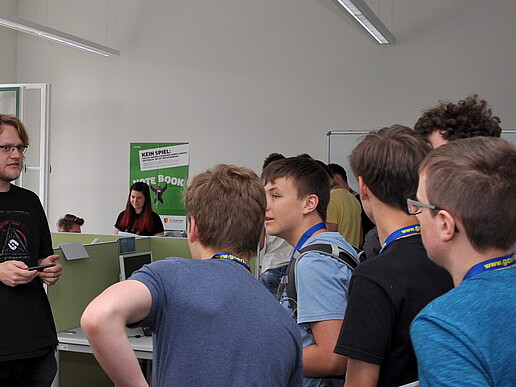 This year's summer party was dedicated to the current topic of IT security