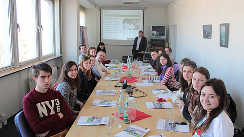 Studierende der Hochschule Nationale Wolodymyr-Hnatjuk-Pädagogische Universität Ternopil zu Gast an der HSZG