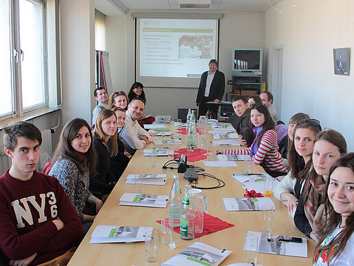 Studierende der Hochschule Nationale Wolodymyr-Hnatjuk-Pädagogische Universität Ternopil zu Gast an der HSZG