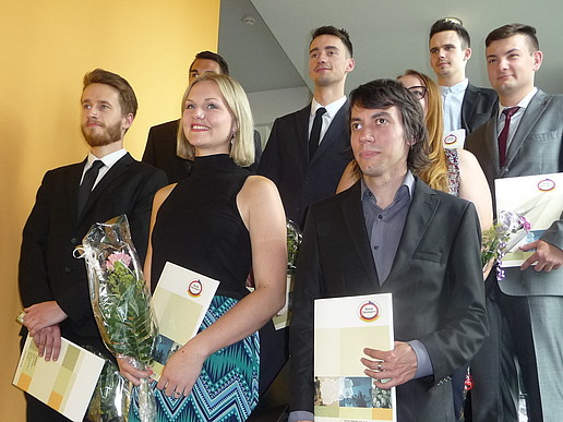 Farewell ceremony for graduates of the Information and Communication Management degree program