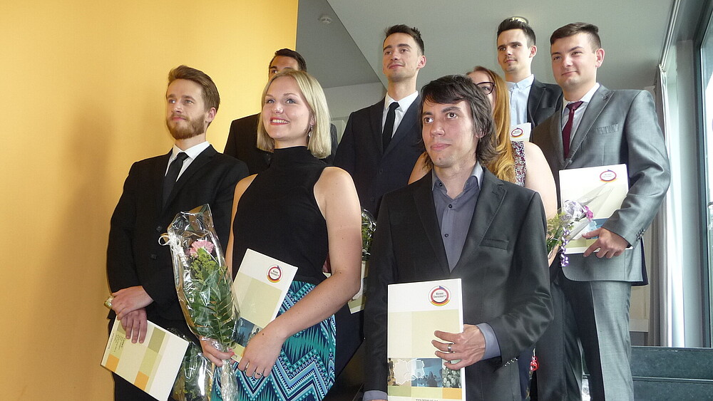 Farewell ceremony for graduates of the Information and Communication Management degree program