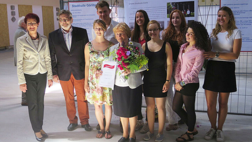 The students are delighted about the funding for the research project "Cultural Bridge Neisse - Nysa"