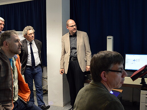 Die Präsentation ausgewählter Labore des Maschinenbaus und der Energietechnik fand Anerkennung