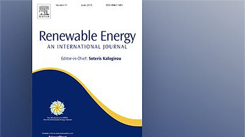 Publication of the Junior Research Group Renewable Energies and Energy Efficiency in "Renewable Energy"