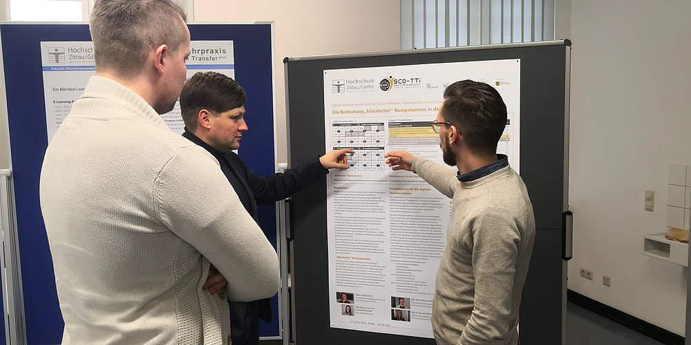 Diskussion zur Postersession der Workshops on E-Learning in Leipzig