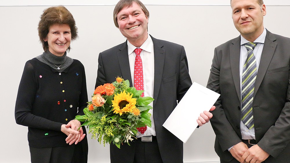 Dr. Eva-Maria Stange, Prof. Kretzschmar und Prof. Dr. Oliver Jokisch