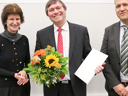 Dr. Eva-Maria Stange, Prof. Kretzschmar and Prof. Dr. Oliver Jokisch