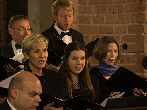 The short concert tour took them to Masuria, where the choir delighted the audience with "Missa Stella Maris"