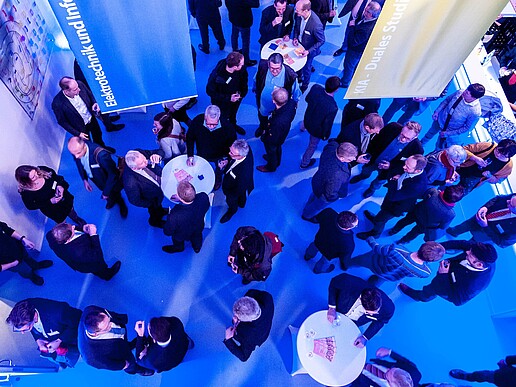 There was networking in the foyer.