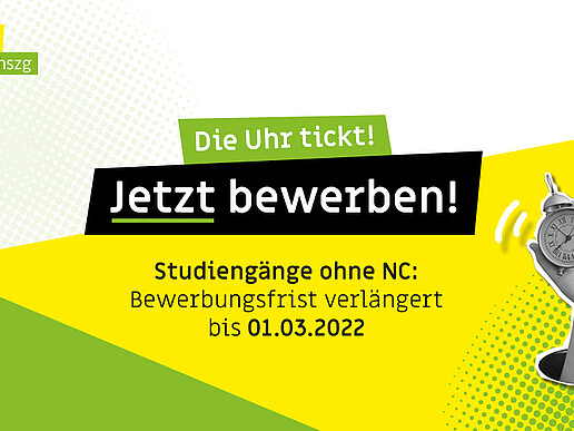 Grafik zum verlängerten Bewerbungszeitraum