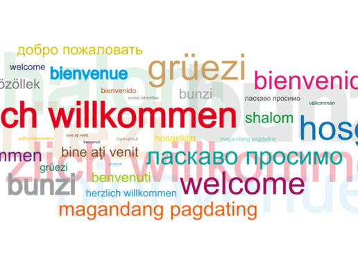 Welcome in different languages