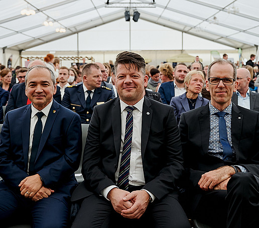 Audience in the tent