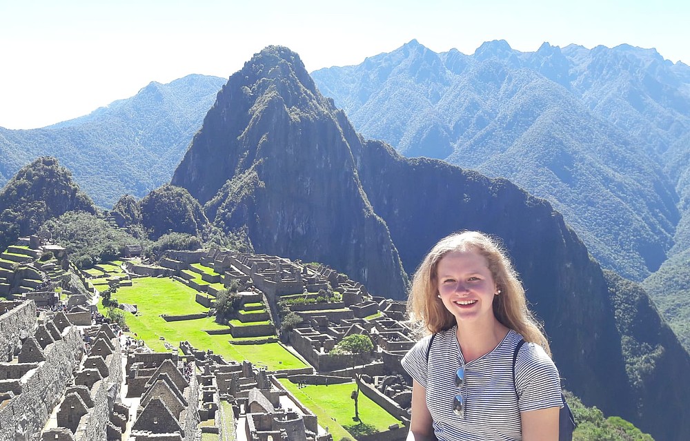 Isabelle Polak during her last stay abroad in Chile.
