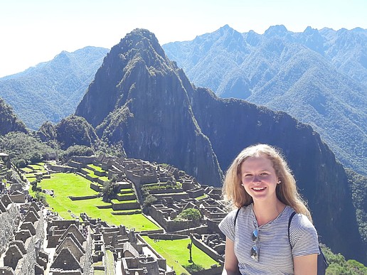 Isabelle Polak during her last stay abroad in Chile.