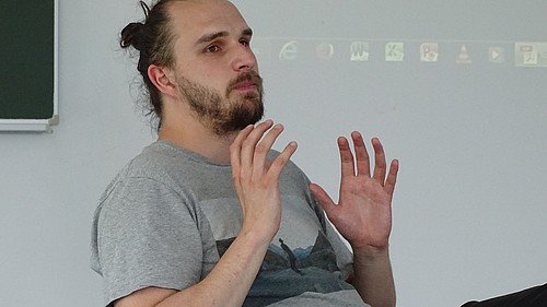 Johannes Meyer, Projektleiter beim Sächsischen Umschulungs- und Fortbildungswerk Dresden
