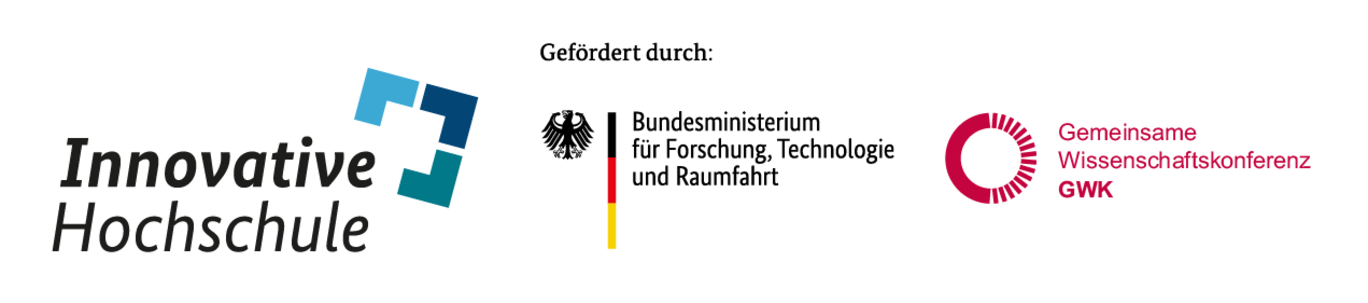 Logo der Förderinitiative »Innovative Hochschule« · Quelle: BMFTR / GWK