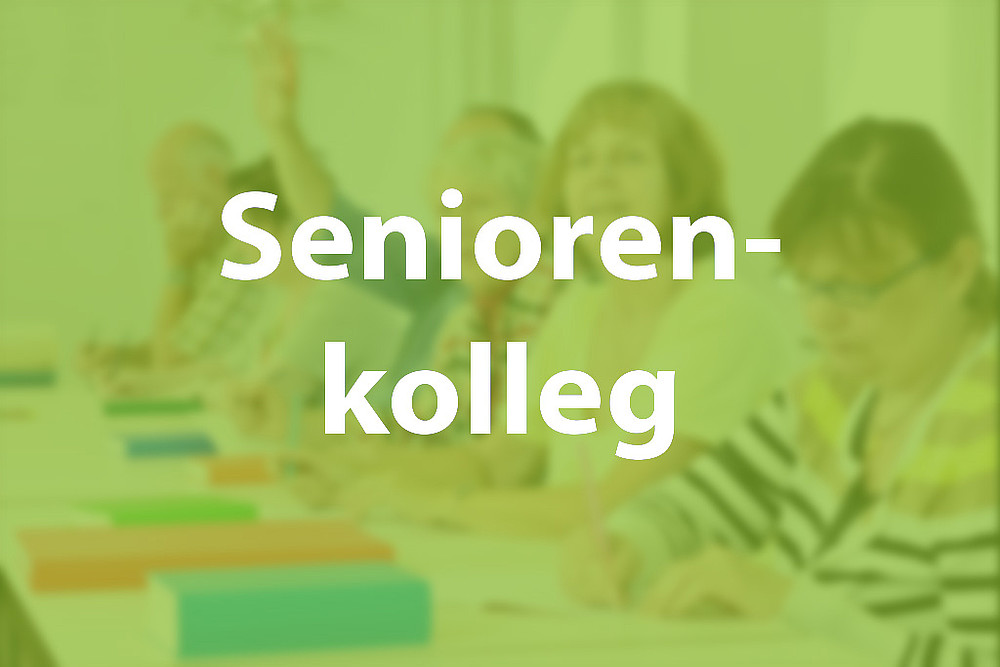 Das Seniorenkolleg findet dieses Semester in Präsenz statt.