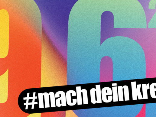 Poster for the #machdeinkreuz campaign with the inscription #machdeinkreuz