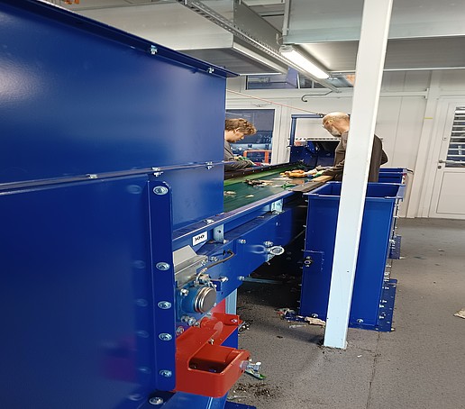 Manual sorting