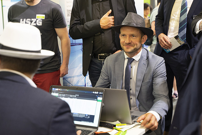 Impressions from the HSZG stand at the Insider Meeting in Löbau