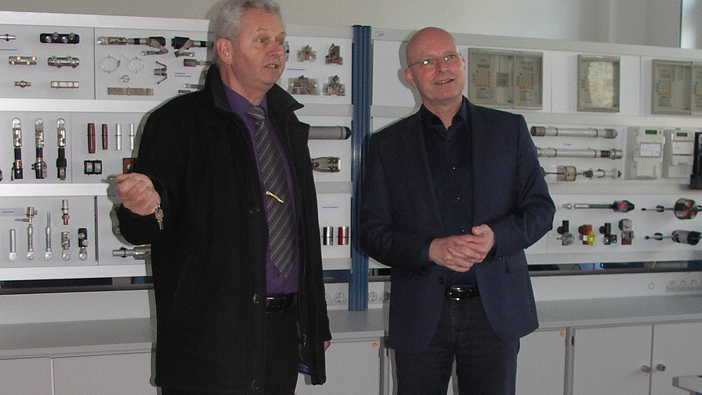 Prof. Dr. Haim und Dr. Bartscher im Gespräch